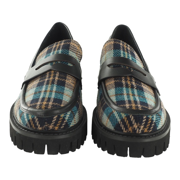 Bibi Lou Dylan Plaid Penny Loafers - Picture 8 of 10